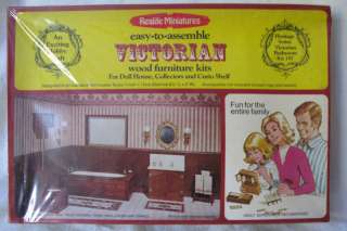 Vintage Realife Miniatures Vict. Bathroom Furniture NIB  