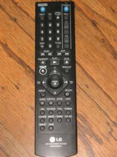 LG Remote Control for DVD Recorder System AKB32606801  
