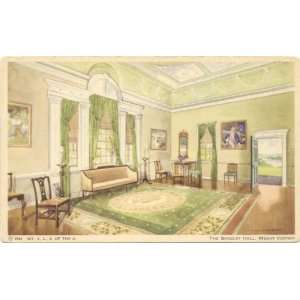  1930s Vintage Postcard The Banquet Hall   Mount Vernon 