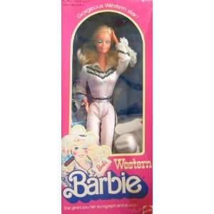  Western Barbie Doll   Gorgeous Western Star (1980) Toys & Games