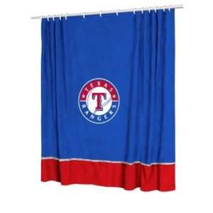    Texas Rangers Mvp Bathroom Shower Curtain