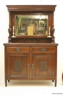 Fabulous Art Nouveau Mirrored Dresser/Buffet/Sideboard  