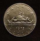 CANADA Canadian 1975 NICKEL silver DOLLAR UNC birthday present ?