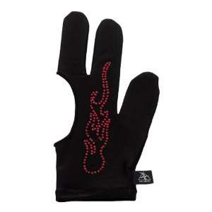   Series Flaming Guitar Billiard Glove: BG 6 (large): Sports & Outdoors