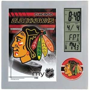  Chicago Blackhawks Digital Desk Clock