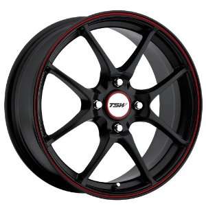   Black w/ Red Stripe) Wheels/Rims 4x100 (1670TRC454100B72) Automotive
