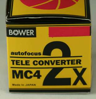 NEW 2X Tele Converter For Canon Digital and 35mm Cameras