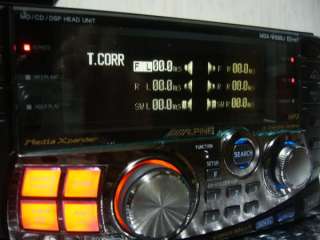 ALPINE MDA W988J CAR DOUBLE DIN CD MD MP3 DSP EQ 7990  