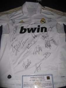   Signed Shirt/Jersey, Ramos, Casillas, Mourinho, Özil, Ronaldo  
