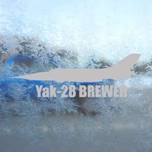  Yak 28 BREWER Gray Decal Military Soldier Window Gray 