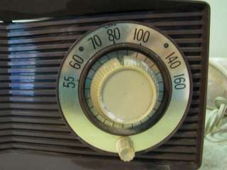 MOTOROLA Vintage CLOCK & TUBE RADIO Mdl C1N (1/2 Works)  