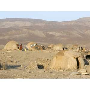  Desert Camp of Afar Nomads, Afar Triangle, Djibouti 