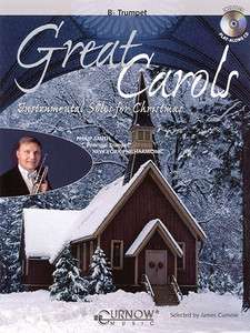 Great Carols for Trumpet Christmas Sheet Music Book CD  