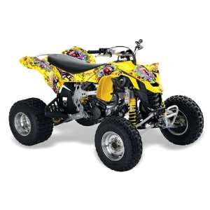 Ed Hardy   AMR Racing 2008   2011 Can Am DS450 EFI ATV Quad Graphic 
