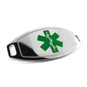 Pre Engraved   Celiac Disease Medical Alert ID Tag, Attachable to 