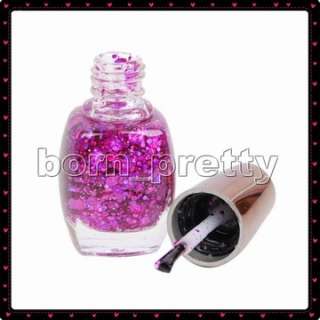 Crystal Purple Pink Nail Art Polish Enamel Gel Cool  
