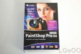 New Corel PaintShop Pro X4 Ultimate 735163137231  
