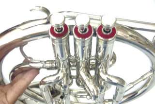 1970s PERINET STYLE TENOR FRENCH HORN / MELLOPHONE. Eb/F. CIRCULAR 