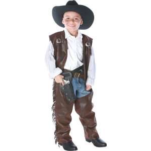  Childs Cowboy Chaps Costume (Large 8 10) Toys & Games
