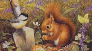 GIFT FOR MR. SQUIRREL COUNTED CROSS STITCH PATTERN  