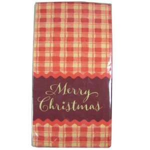   Towel 16 Pack Plaid Christmas Napkins Case Pack 66: Everything Else