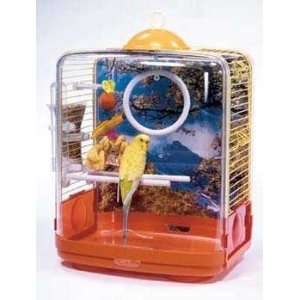  Bird cage Med Penn Plax   Penn plax clear view cage yell 