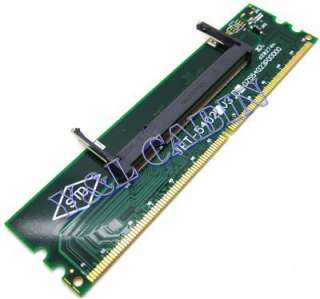 DDR2 Laptop SO DIMM to Desktop DIMM Memory RAM Adapter  