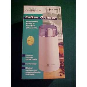  White Westinghouse Coffee Grinder