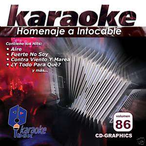 Karaoke Exitos de Intocable y Los Tigres del Norte 2CDs  