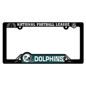  Miami Dolphins Nfl Plastic License Plate Frame
