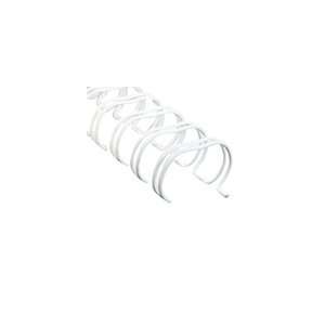 5/8 White Spiral O 19 Loop Wire Binding Combs   90pk 