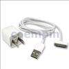USB Wall Charger data Cable For APPLE iPhone 3GS 4 4g  