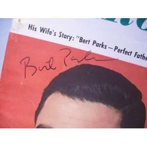  Parks, Bert Magazine Radio Tv Mirror Signed Autograph Jan 