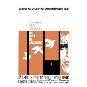  Birdman Of Alcatraz Movie Poster, 11 x 17 (1962)