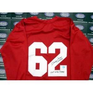  Charley Trippi Autographed Jersey   Football Chicago 