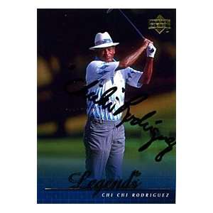  Chi Chi Rodriguez Autographed / Signed 2001 Upper Deck 
