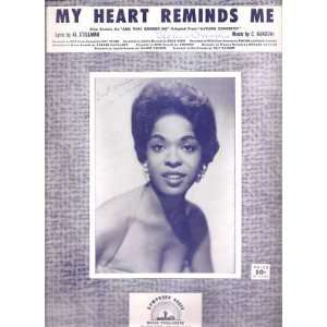  Sheet Music My Heart Reminds Me Della Reese 135 