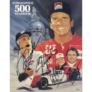  Roger Penske, Emerson Fittipaldi, A.J. Foyt & Rick Mears 