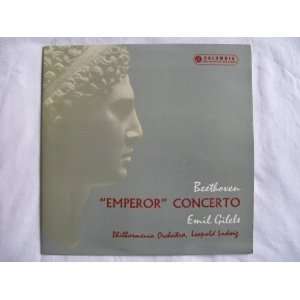   EMIL GILELS Beethoven Emporer Concerto PO Leopold Ludwig LP Emil
