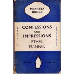 Confessions and Impressions Ethel Mannin Books