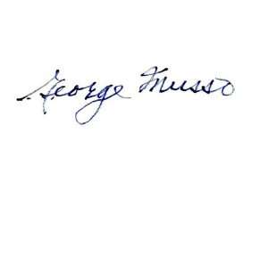  George Musso Autographed 3x5: Sports & Outdoors