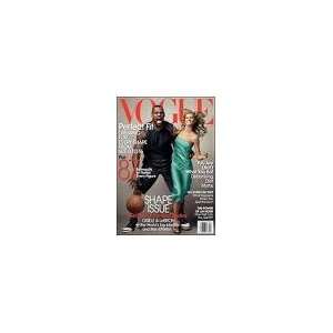   (April 2008 Gisele Bundchen & LeBron James) Vogue Magazine Books