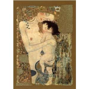  Three Ages Of Woman (Gold Foil) by Gustav Klimt. Size 27 