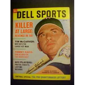 Harmon Killebrew Minnesota Twins Autographed July 1968 Dell Sports 