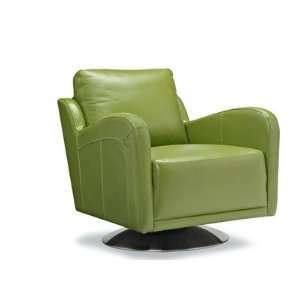  Heidi Leather Swivel Chair: Furniture & Decor