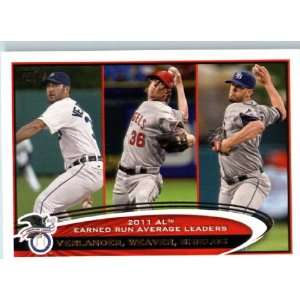   Weaver / James Shields LL (League Leaders) ENCASED MLB Trading Card