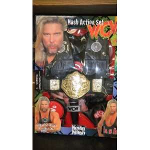  WCW Kevin Nash Action Set Official Wrestling Gear Set 
