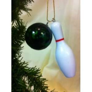  Bowling Ball and Pin Ornament 