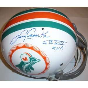 Larry Csonka Signed Dolphin Full Size Riddell RK Helmet