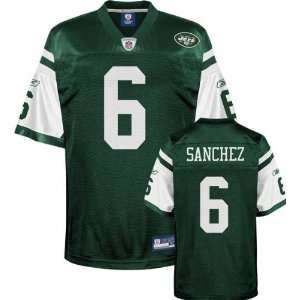 Mark Sanchez Green Reebok NFL Replica New York Jets Kids 4 7 Jersey